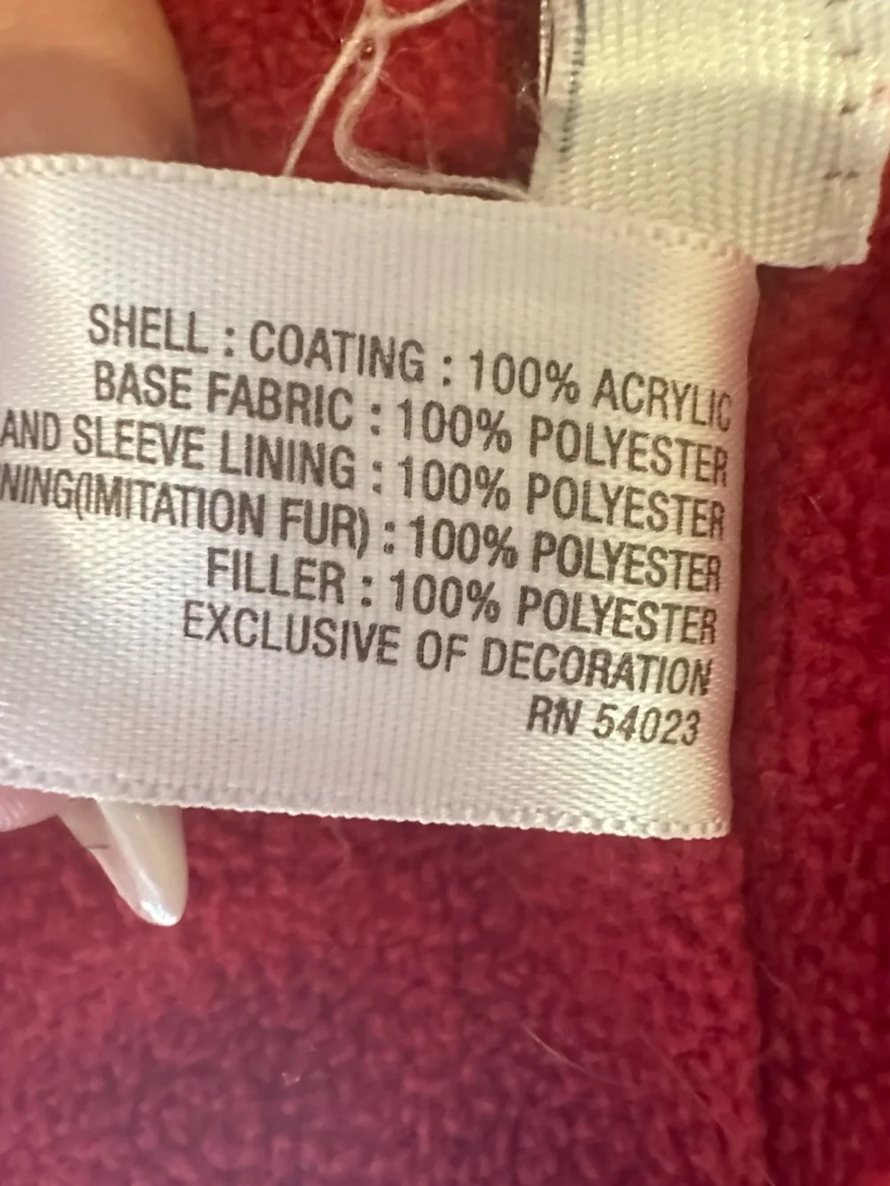 Old Navy cozy insulated
